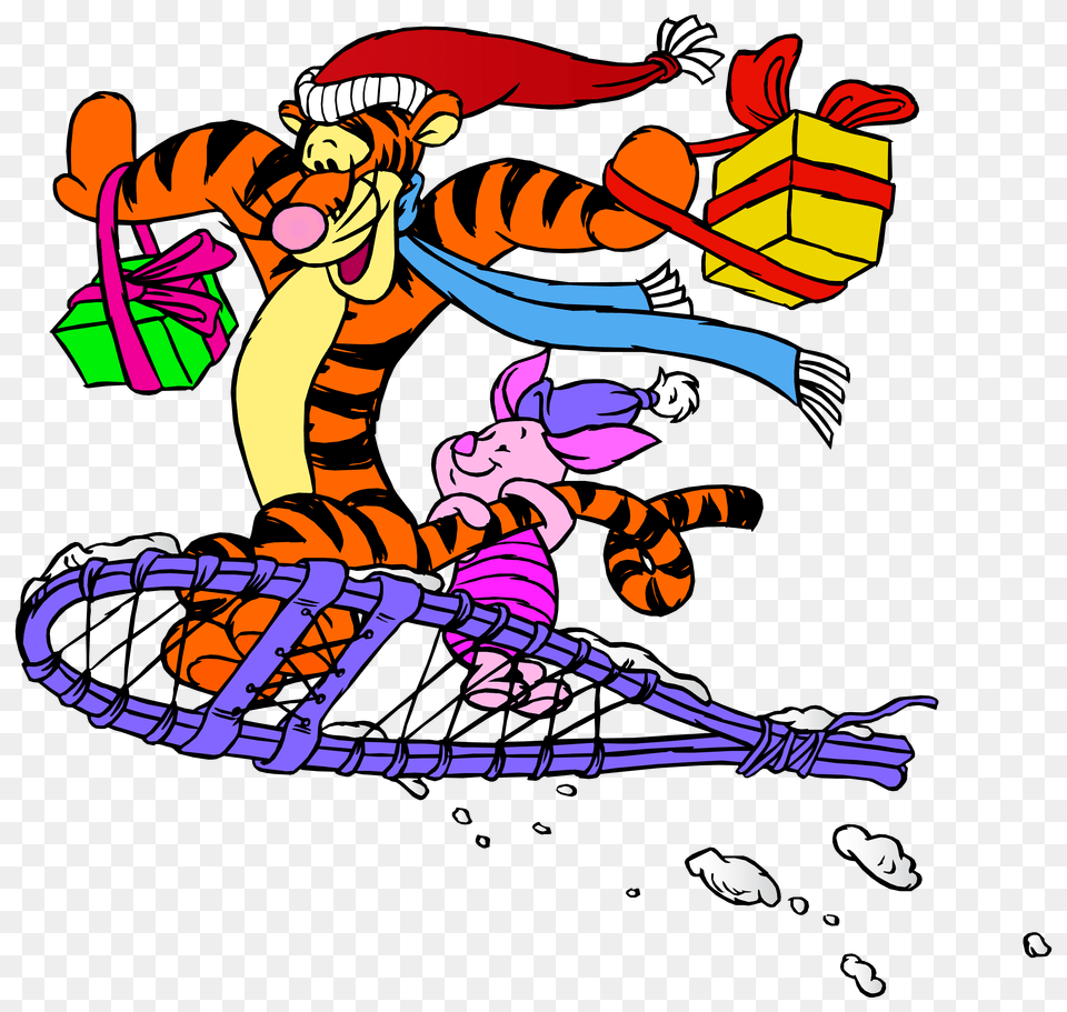 Tigger Christmas Clipart, Book, Comics, Publication, Baby Free Transparent Png