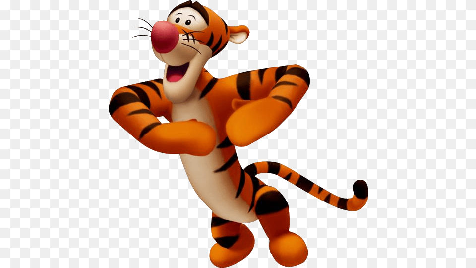 Tigger Kh Tigger Winnie Pooh 3d, Animal, Dinosaur, Reptile, Face Free Png Download