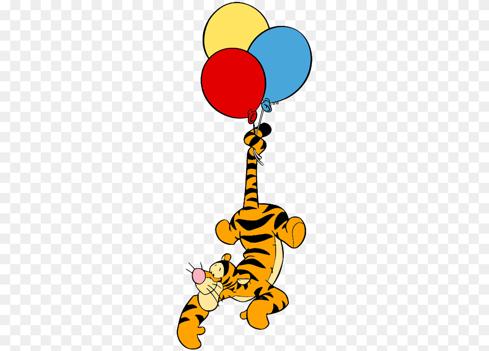 Tigger Transparent Balloon Freeuse Stock Tiger From Winnie The Pooh With Balloon, Cartoon Png Image