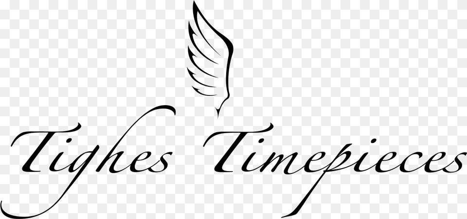 Tighes Timepieces Calligraphy, Gray Free Png Download