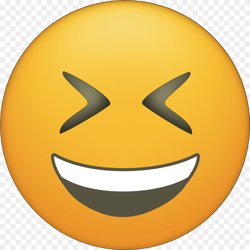 Tight Eye Laughing Emoji Printable Emoji Face For Excited Free Png