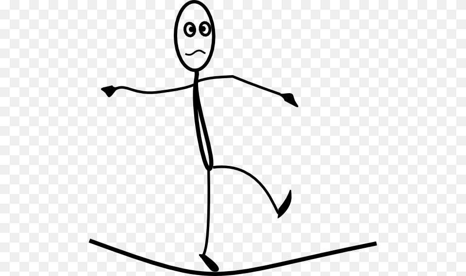 Tight Rope Walker Stickman Clip Art, People, Person, Furniture, Stencil Png Image