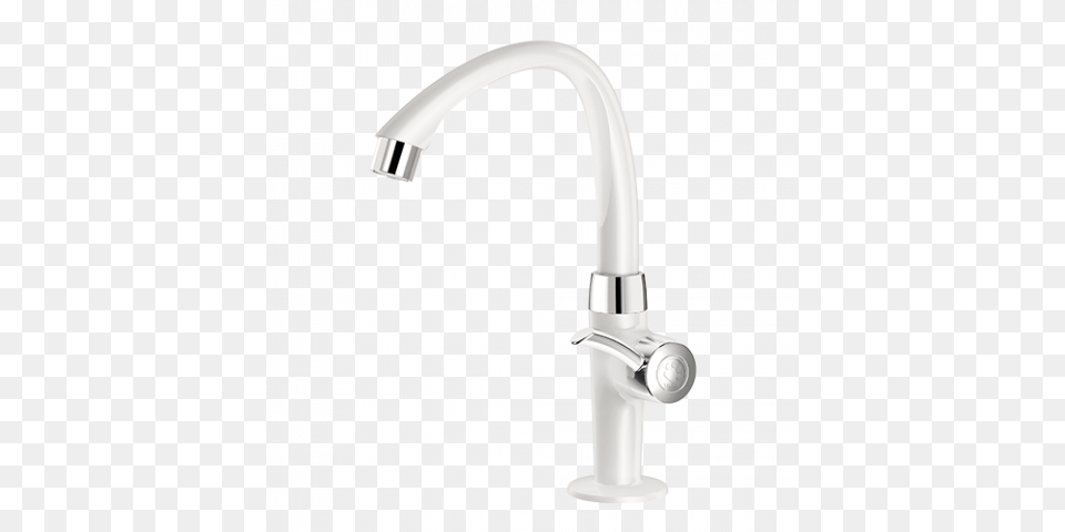 Tigre Table Washbasin Faucet White Line With Chrome, Sink, Sink Faucet, Tap, Bathroom Png Image