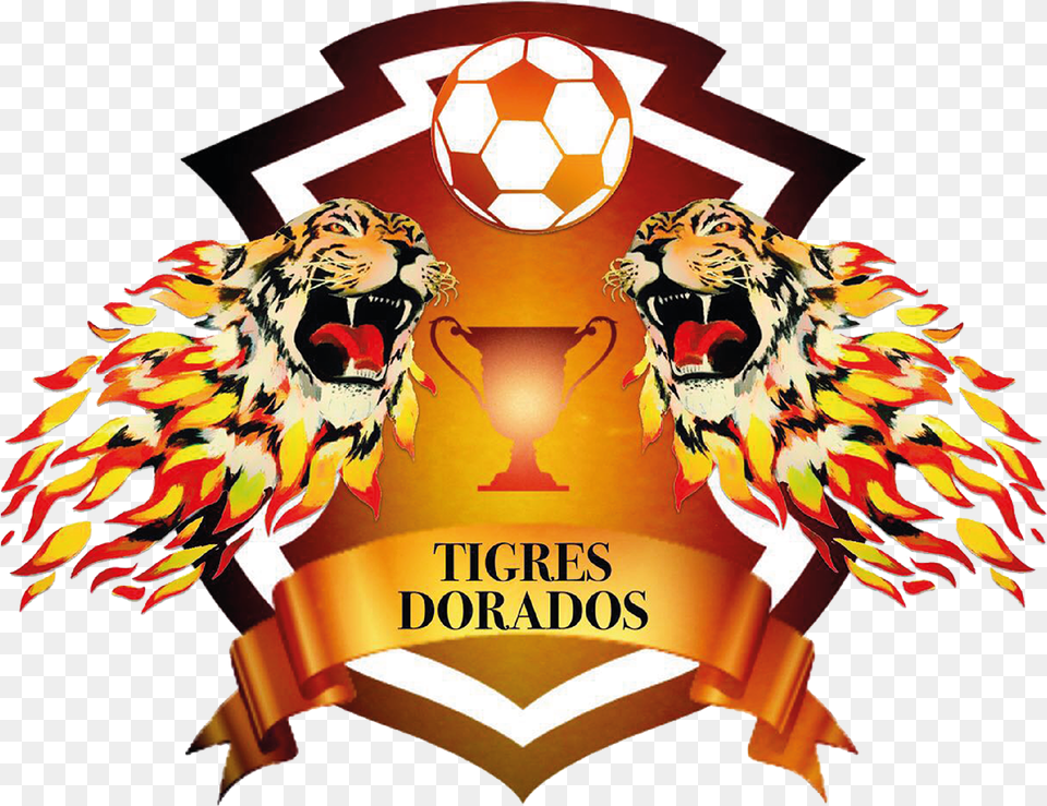 Tigres Dorados Mrci Poster, Logo, Soccer Ball, Soccer, Sport Png Image