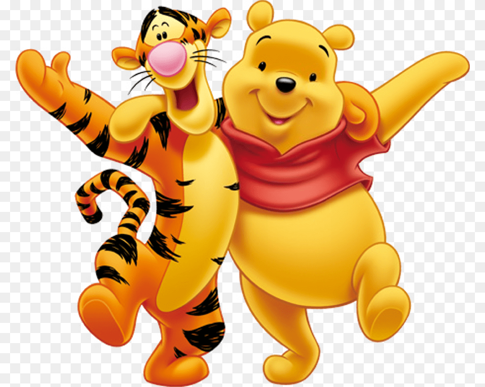 Tigrou Et Winnie L Ourson Winnie The Pooh, Plush, Toy, Mascot Free Png