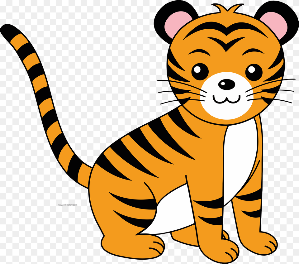 Tiiger Clipart Tiger Face Clipart Tiger, Animal, Mammal, Bear, Wildlife Png