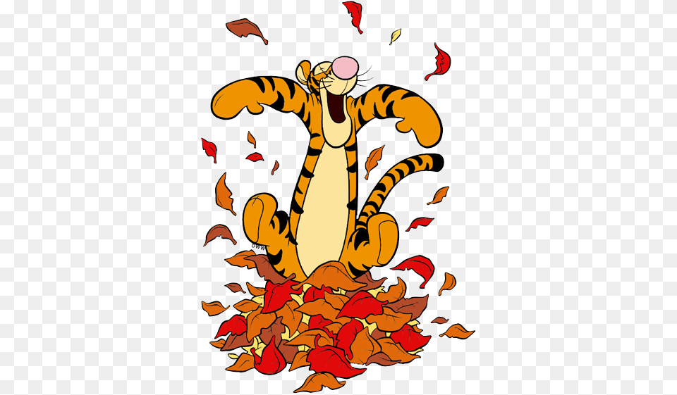 Tiiger Clipart Tiger Foot, Leaf, Plant, Cartoon Png Image