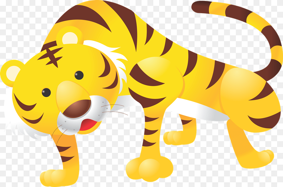 Tiiger Clipart Yellow, Plush, Toy, Baby, Person Free Png Download
