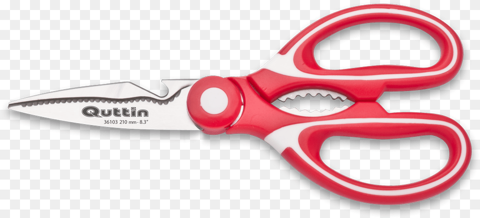 Tijera Cocina Grip Quttin 21cm Tijeras De Electricista, Scissors, Blade, Shears, Weapon Free Png Download