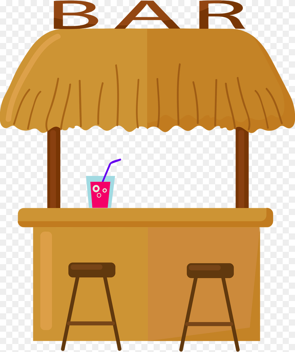 Tiki Bar Clipart, Outdoors, Furniture Free Transparent Png