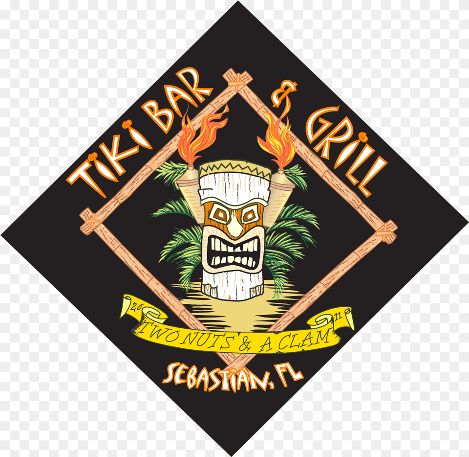 Tiki Bar Sebastian, Emblem, Symbol, Architecture, Pillar Free Png