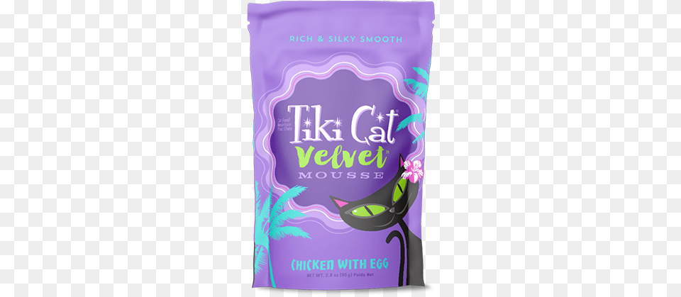 Tiki Cat Velvet Mousse Pouch Variety Pack, Advertisement, Herbal, Herbs, Plant Png
