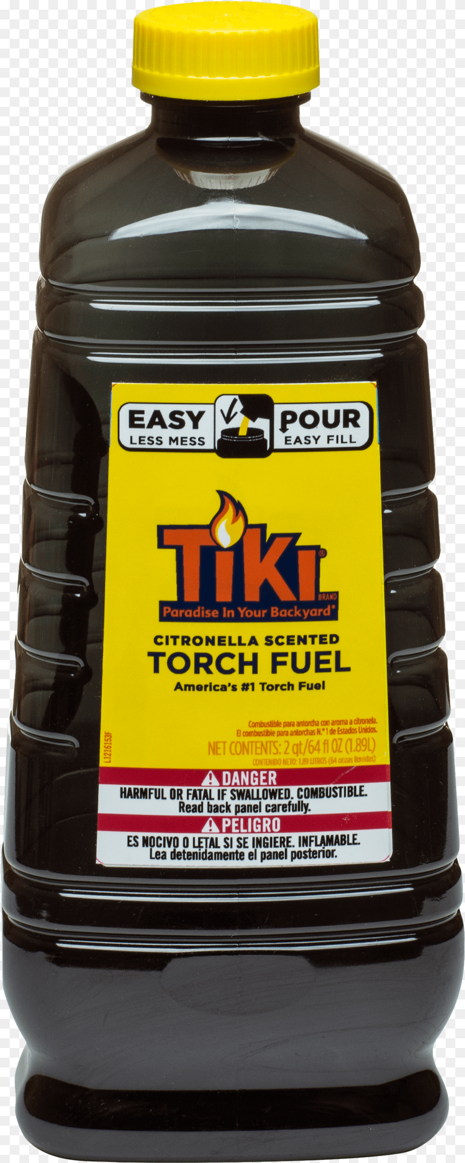 Tiki Citronella Torch Fuel 50 Oz Tiki Torch Fuel, Food, Seasoning, Syrup, Bottle Png