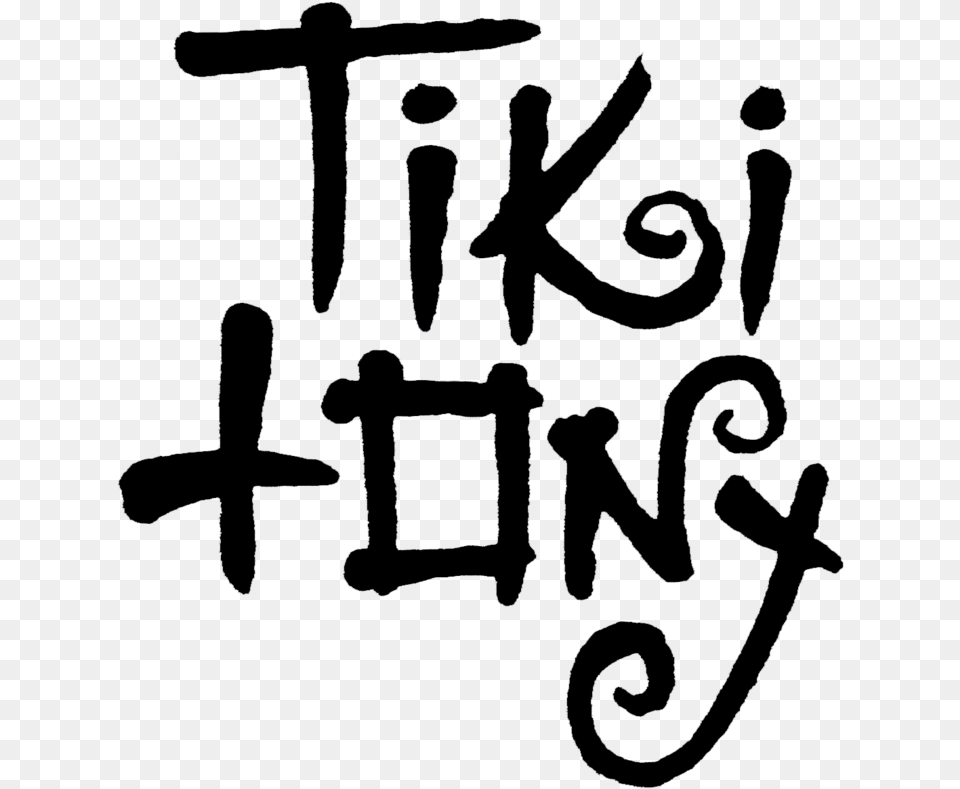 Tiki Calligraphy, Handwriting, Text, Blackboard Free Png Download