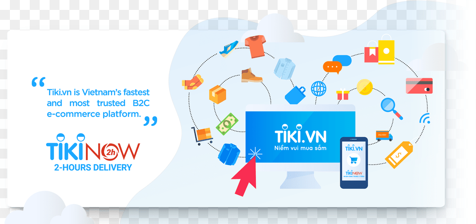 Tiki Is Vietnam39s Fastest And Most Trusted B2c E Commerce Tiki Vn, Advertisement, Text Free Transparent Png