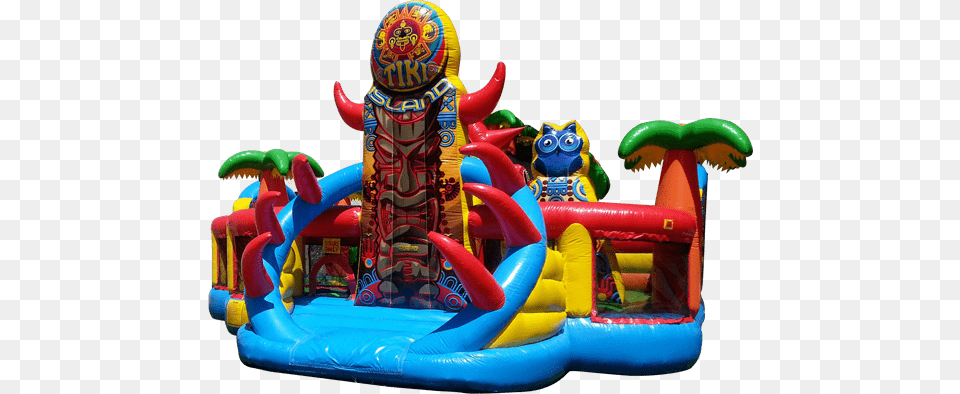 Tiki Island Playland Inflatable Castle, Play Area Free Transparent Png