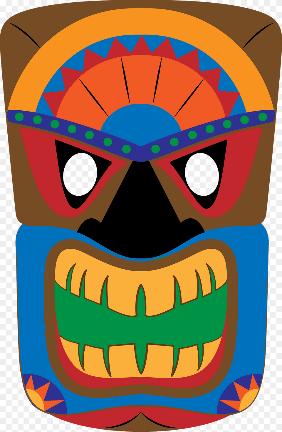 Tiki Mask Clipart, Architecture, Emblem, Pillar, Symbol Png Image