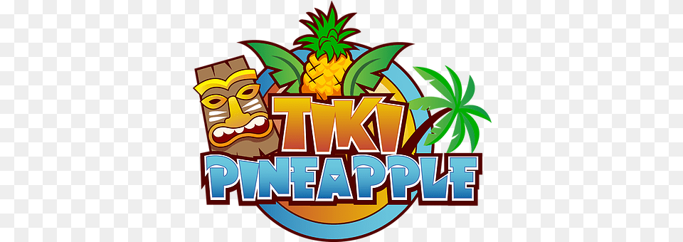 Tiki Pineapple Dole Whip Soft Serve Menu Dole Whip Logo, Food, Fruit, Plant, Produce Free Png Download