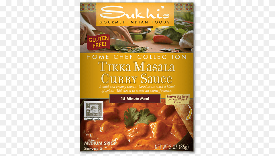 Tikka Masala Curry Sauce Sukhis Tikka Masala Sauce, Advertisement, Food, Poster, Baby Free Transparent Png