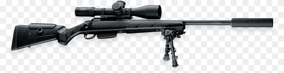 Tikka T3 Tac Bolt Action Sniper Rifle Shown With Rifle 308 Winchester Gun, Firearm, Weapon Free Png Download