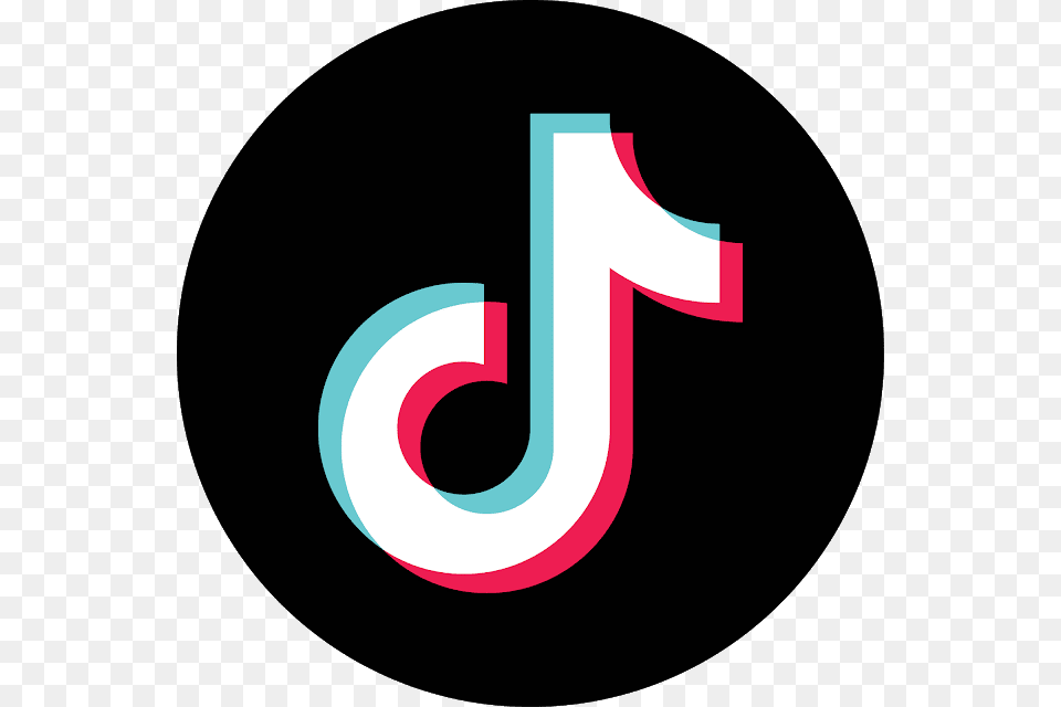 Tiktok Social Media Icons Tiktok Logo Transparent, Number, Symbol, Text, Disk Png