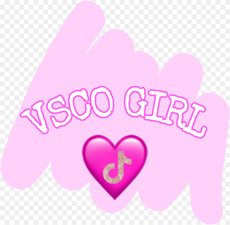 Tiktok Vsco Girl Heart Herz Pink Pastell Rosa Rose Gold Vsco Girl, Clothing, Glove Free Transparent Png