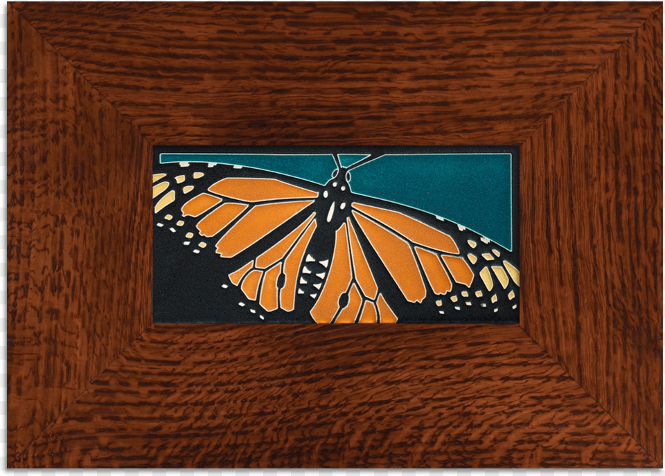 Tile In 3 Inch Beveled Legacy Frame Tile, Wood, Animal, Butterfly, Insect Png