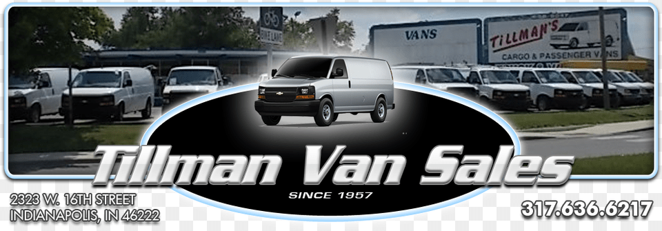 Tillman Van Sales Minivan, License Plate, Transportation, Vehicle, Car Png Image