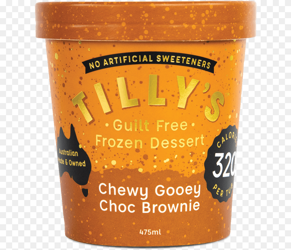 Tillys Pack Brown Front Dessert, Cream, Food, Ice Cream, Alcohol Free Png