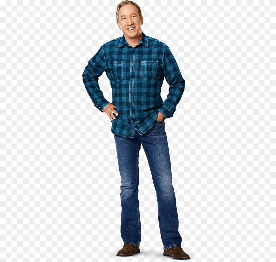 Tim Allen As Mike Baxter Man Standing, Sleeve, Clothing, Jeans, Long Sleeve Free Png Download