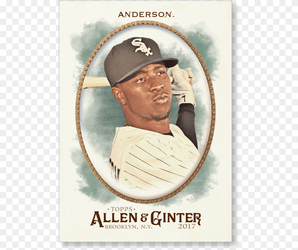 Tim Anderson 2017 Allen 2017 Topps Allen Amp Ginter Aampg Baseball Hobby, Team Sport, Hat, People, Clothing Png Image