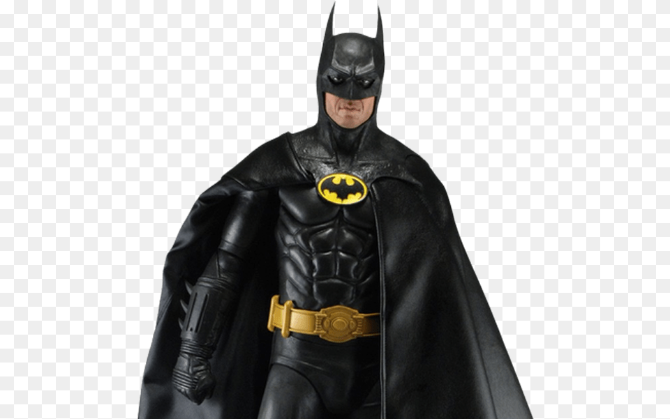 Tim Burton Batman Action Figure, Clothing, Coat, Jacket, Face Free Transparent Png