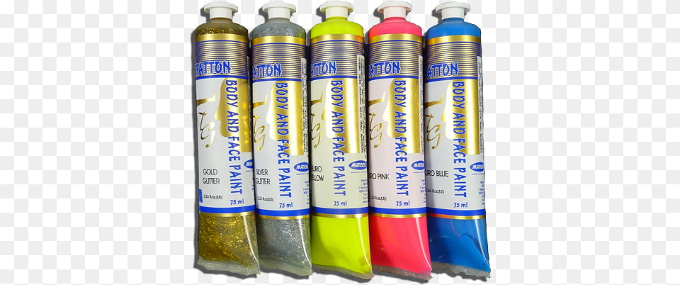 Tim Gratton Face And Body Paint 75ml Tubes Cylinder, Paint Container, Bottle, Shaker Free Png Download
