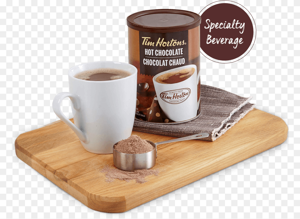 Tim Hortons Hot Chocolate Espresso Tim Hortons, Beverage, Cup, Dessert, Food Free Transparent Png