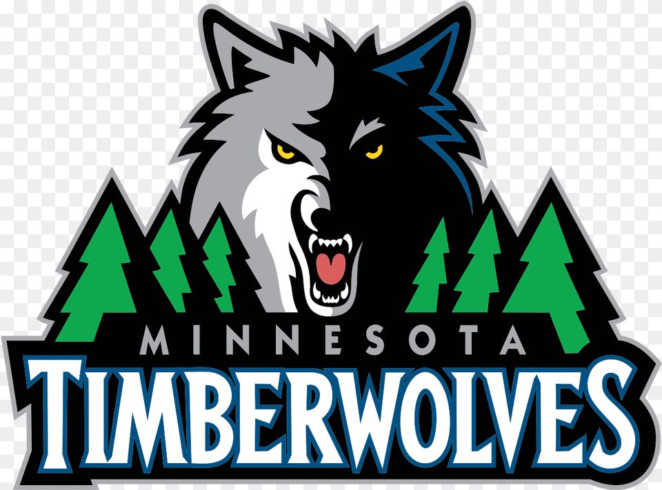 Timber Wolves Logo, Animal, Mammal, Wolf, Face Free Png Download