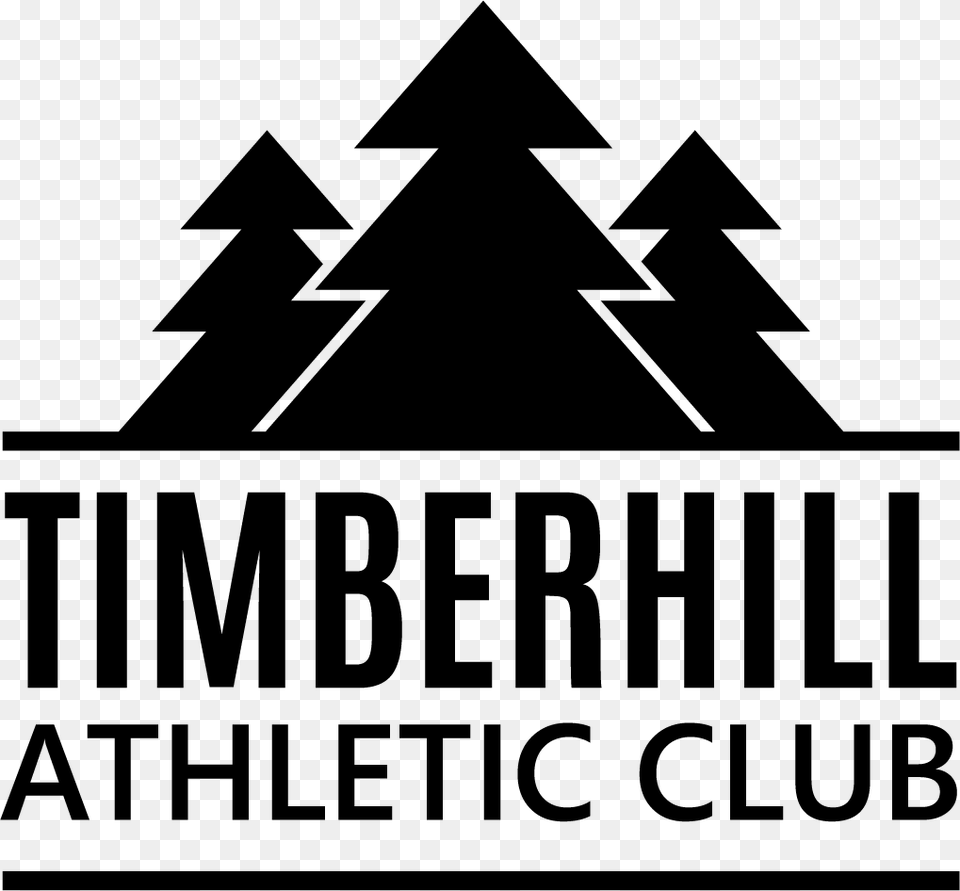 Timberhill Athletic Club In Corvallis Oregon Christmas Tree, Stencil, Logo, Triangle Png