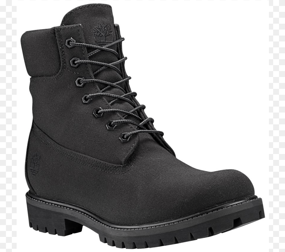 Timberland Men39s 6quot Premium Thread Canvas Boot Black Timberland, Clothing, Footwear, Shoe Png Image