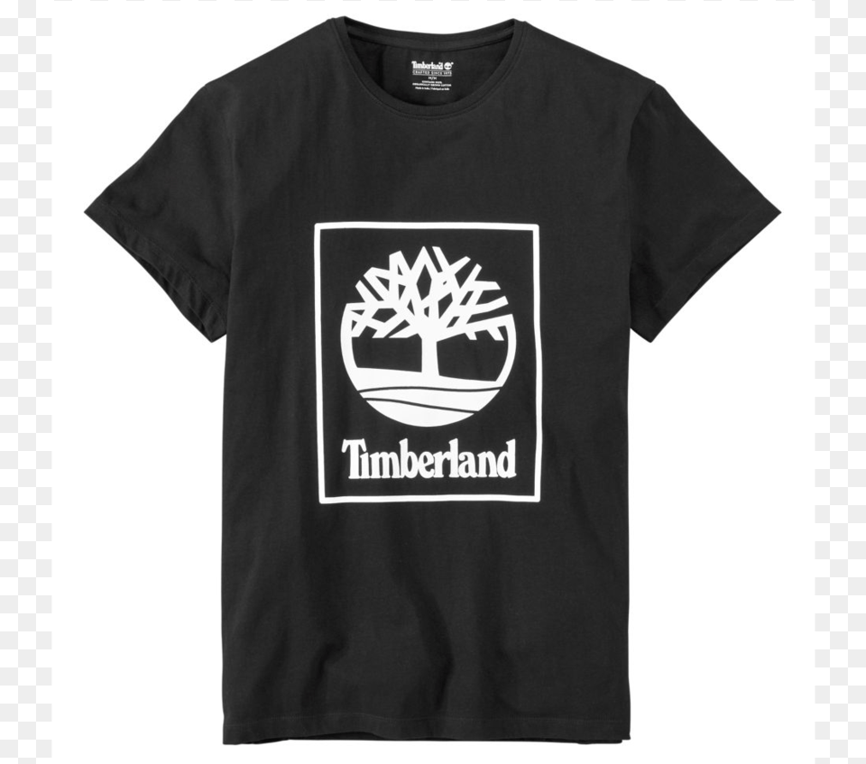 Timberland Squared Tree Logo T Shirt Black Timberland Product Care Gift Kit One Size, Clothing, T-shirt Png