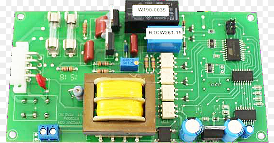 Timberwolf Control Board W190 0035 American Made Flag, Electronics, Hardware, Computer Hardware, Printed Circuit Board Png Image