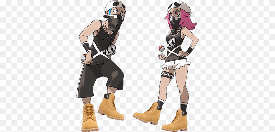 Timbs Team Skull, Person, Clothing, Footwear, Shoe Free Png Download