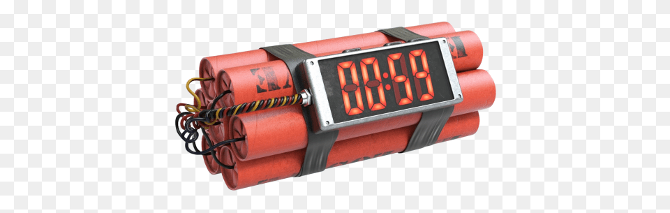 Time Bomb, Weapon, Dynamite, Ammunition Free Png Download