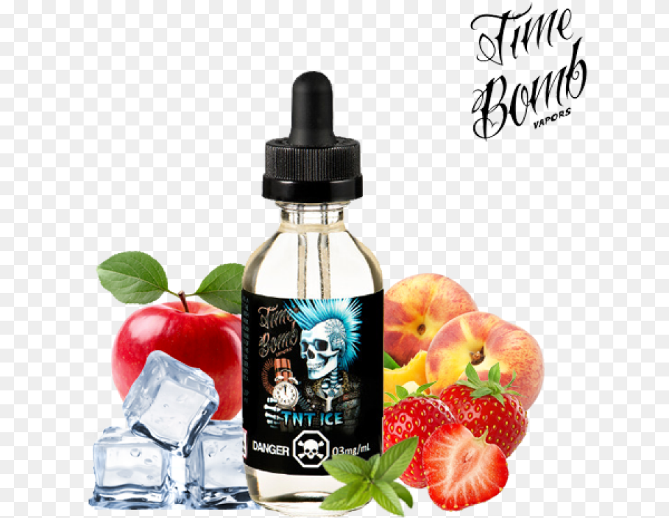 Time Bomb E Juice 60ml Tnt Ice Salt Nic, Apple, Food, Fruit, Plant Free Png