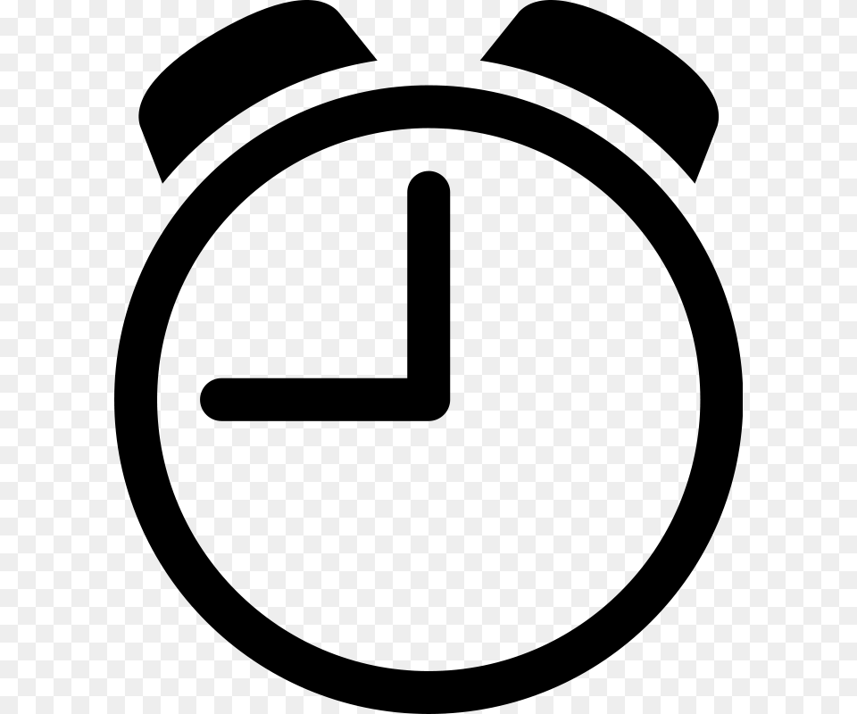 Time Clock Clip Art, Gray Png Image