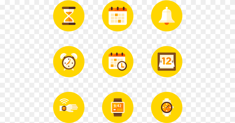 Time Icon Yellow, Text, Symbol Free Png Download