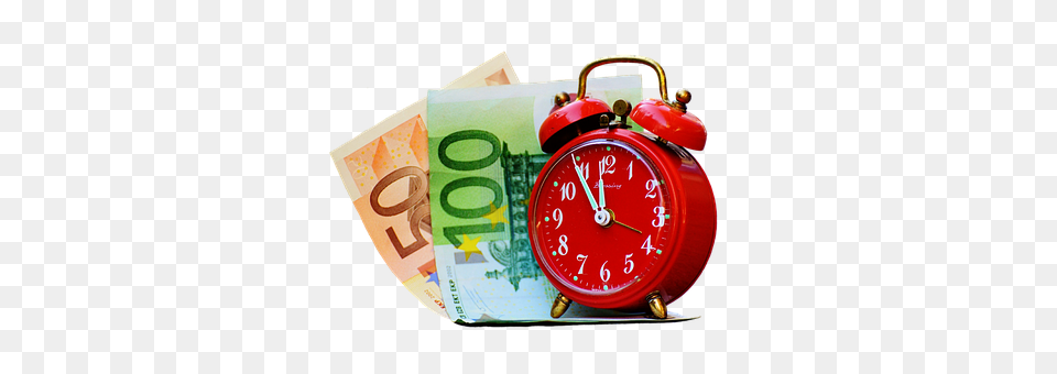 Time Is Money Alarm Clock, Clock, Accessories, Jewelry Free Png Download