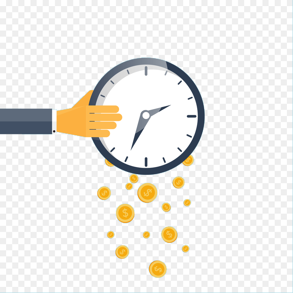 Time Is Money, Analog Clock, Clock Free Png Download