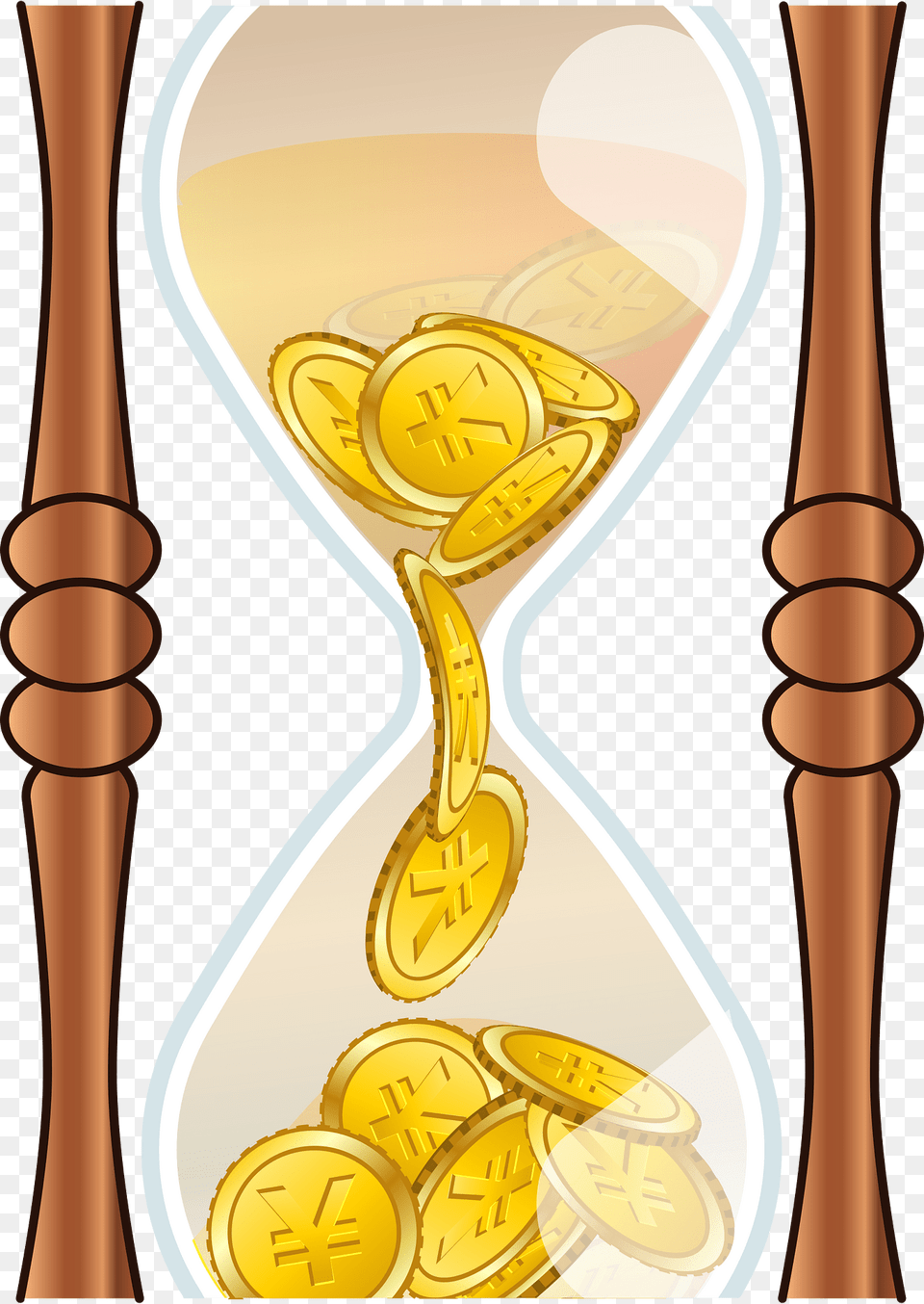 Time Is Money Clipart, Hourglass Free Transparent Png