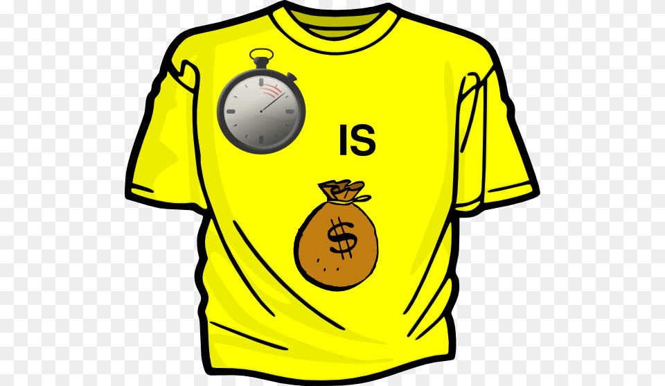 Time Is Money Clipart For Web Tshirt Clipart, Clothing, T-shirt, Stopwatch Free Png