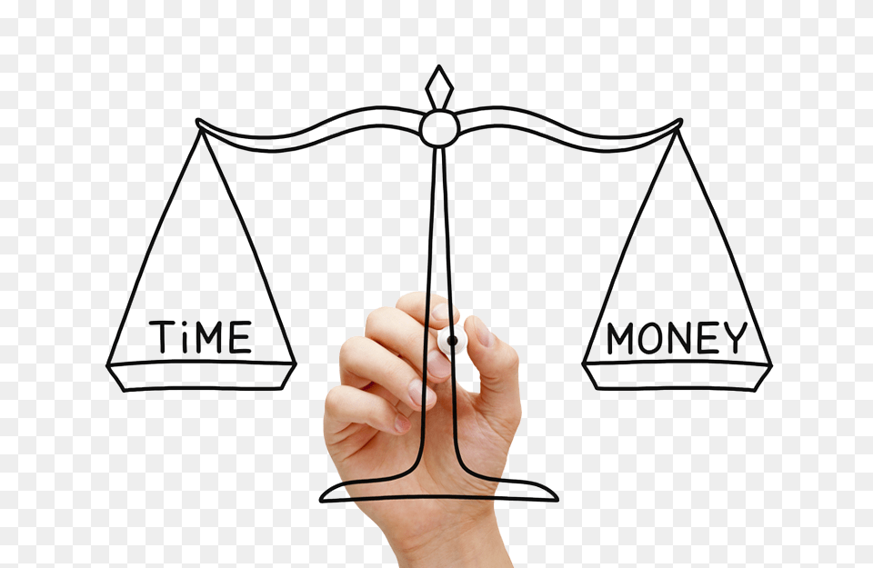 Time Is Money Pros And Cons Balance, Triangle, Scale, Body Part, Hand Free Png Download