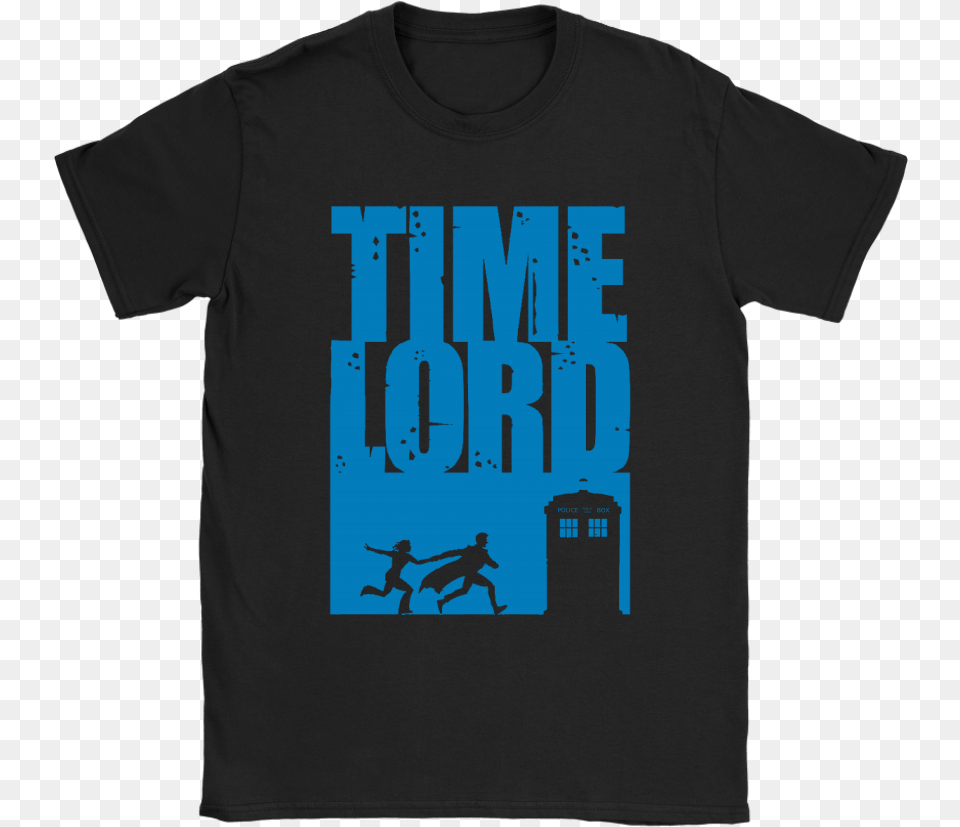 Time Lord Doctor Who Running To The Tardis Shirts, Clothing, T-shirt, Adult, Male Free Png